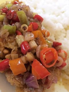 Foto resep Ayam Crispy Geprek Sambal Matah