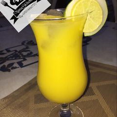 A picture of Mango cucumber lemonade.