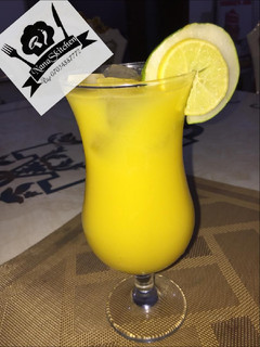 A picture of Mango cucumber lemonade.