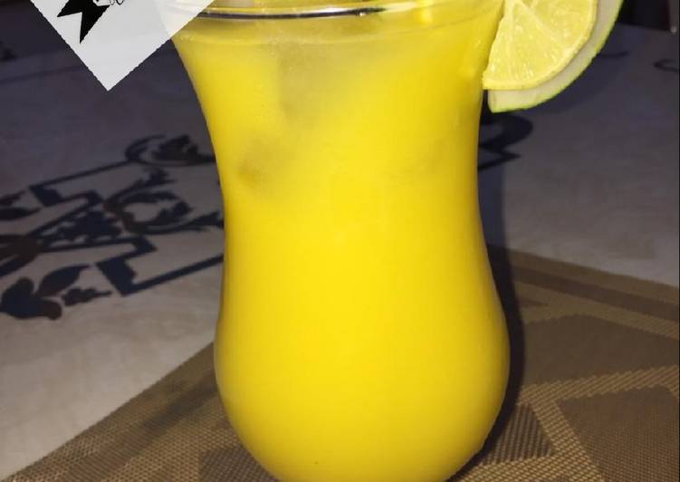 How to Prepare Super Quick Homemade Mango cucumber lemonade