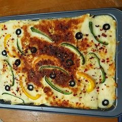 A picture of Beef Italian lasagna.