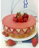 Strawberry cheese cake - Bánh kem dâu tây phô mai