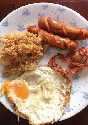 รูปของ มื้อเช้าสูตรลับเฉพาะ By #kkเข้าครัว ง่ายจนไม่รู้จะง่ายยังไง🍳🥓