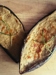 Una foto de Berenjenas rellenas de atún
