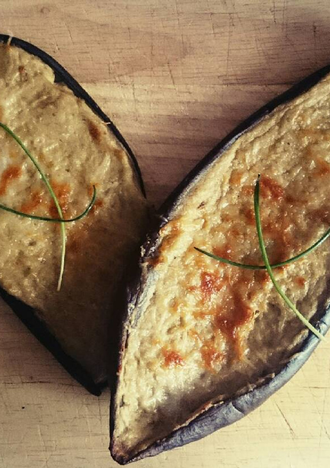 Una foto de Berenjenas rellenas de atún