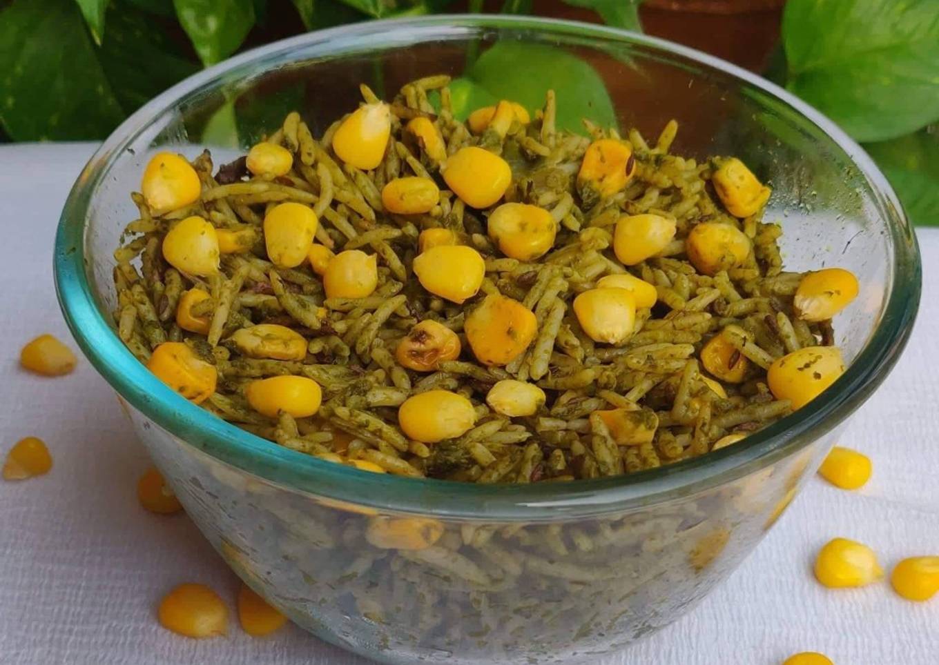 Healthy Green Pulao