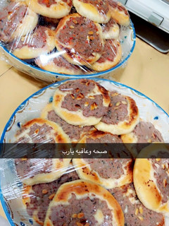صورة لوصفة صفيحه طحينيه وبندوره