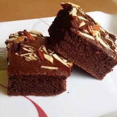 A picture of Whole wheat chocolate cake.