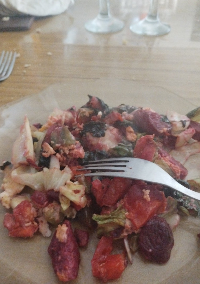 Una foto de Ensalada morada