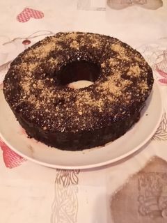 صورة لوصفة كيكة الشوكولاتة و القهوة