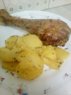 Una foto de Pavo al horno