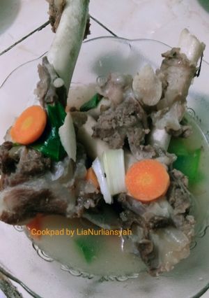 Foto resep Sop tulang sumsum kambing