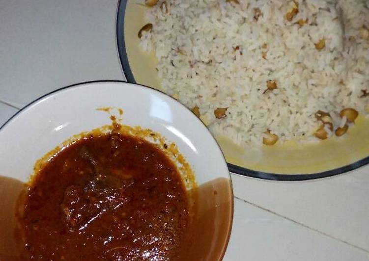 Easiest Way to Make Any-night-of-the-week Boiled Rice, Beans and Stew