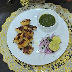 A picture of Grilled malai chicken.