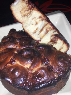 A picture of Homemade chocolate bread.