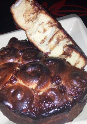 A picture of Homemade chocolate bread.