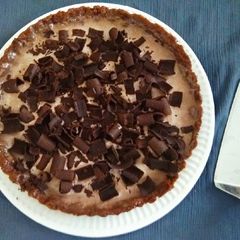 A picture of Chocolate Chip Ice-cream Pie.