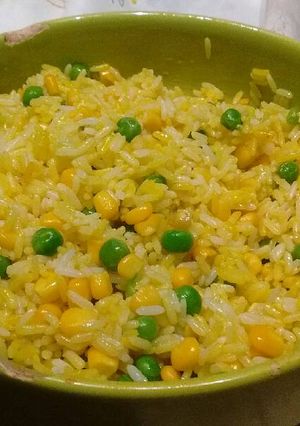 Una foto de Arroz primavera exprés