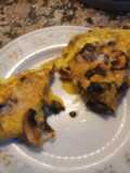 Omelette de champiñones