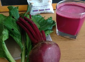 Foto resep Red velvet latte (tanpa essence / pewarna buatan)