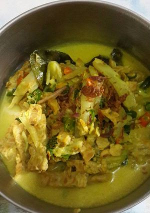 Foto resep Sayur tempe jipang santan