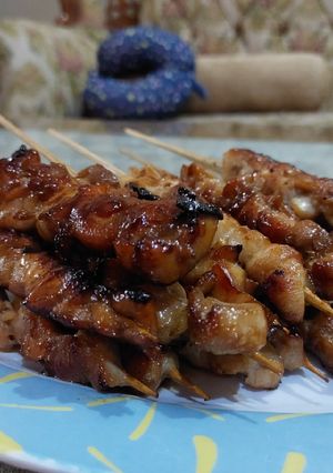 Foto resep Sate Ayam Teflon dan Sambal Bawang