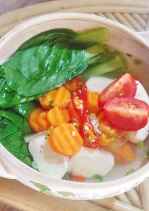 Foto resep Pakcoy Tahu Wortel Kuah Bening