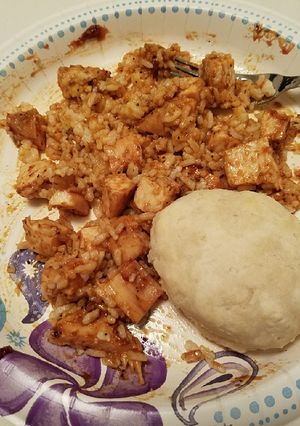 A picture of Fajita BBQ Chicken Rice.