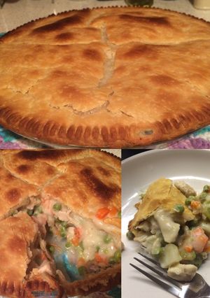 Foto resep Chicken Pot Pie 🐔🍲