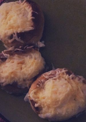 Une photo de Briochettes farcis lardon fumé & œuf