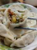 Pork, Celery, and Corn Dumplings