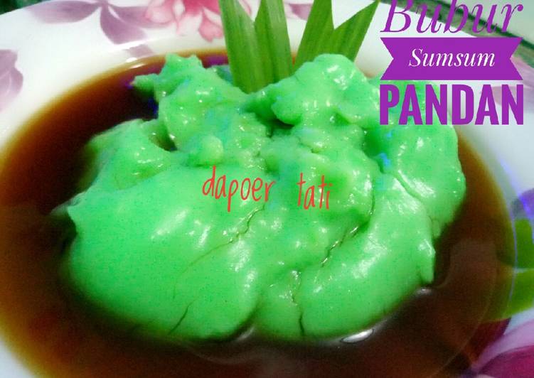 Bubur sumsum pandan