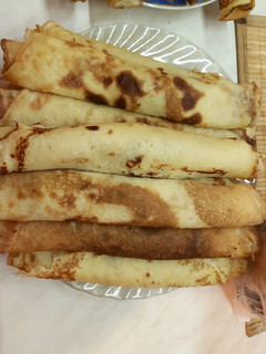 Kelt almás palacsinta recept fotója