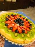 Tarta frutal - corazón de arándanos 🫐
