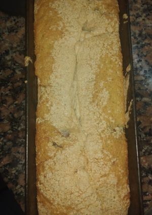 Una foto de Budín con frutillas sin manteca y sin aceite