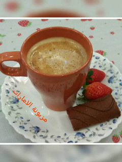 صورة لوصفة النسكافية بالرغوة☕☕