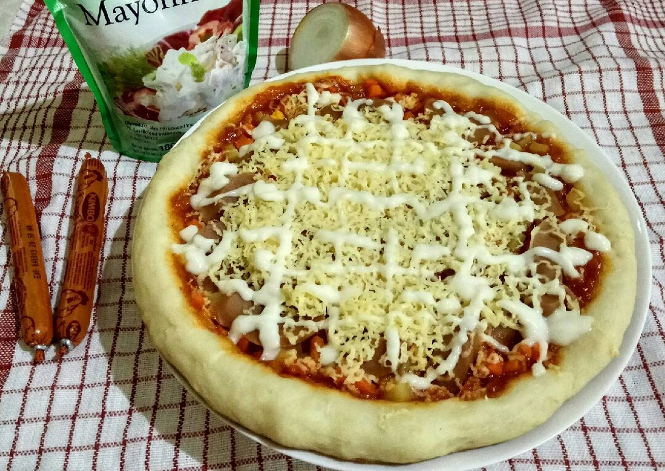 Pizza Sosis Kentang Wortel Keju