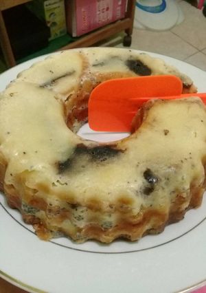 Foto resep Puding Roti Biji Selasih
