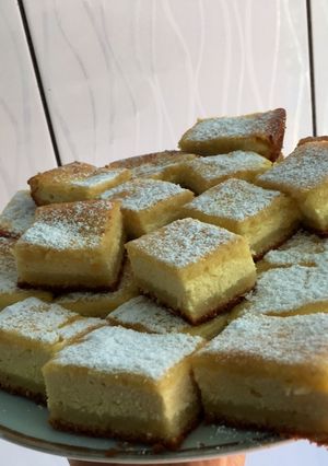 O poză a rețetei Plăcintă turnată cu brânză.