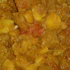 A picture of Soya bean curry.