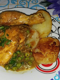 Una foto de Pollo al ají