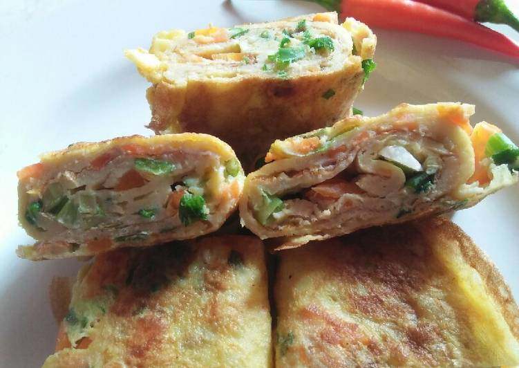 Telur gulung korea (egg roll)