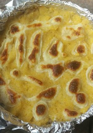 Una foto de Pastel de polenta