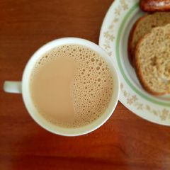 Steeped spiced chai A picture of Steeped spiced chai.