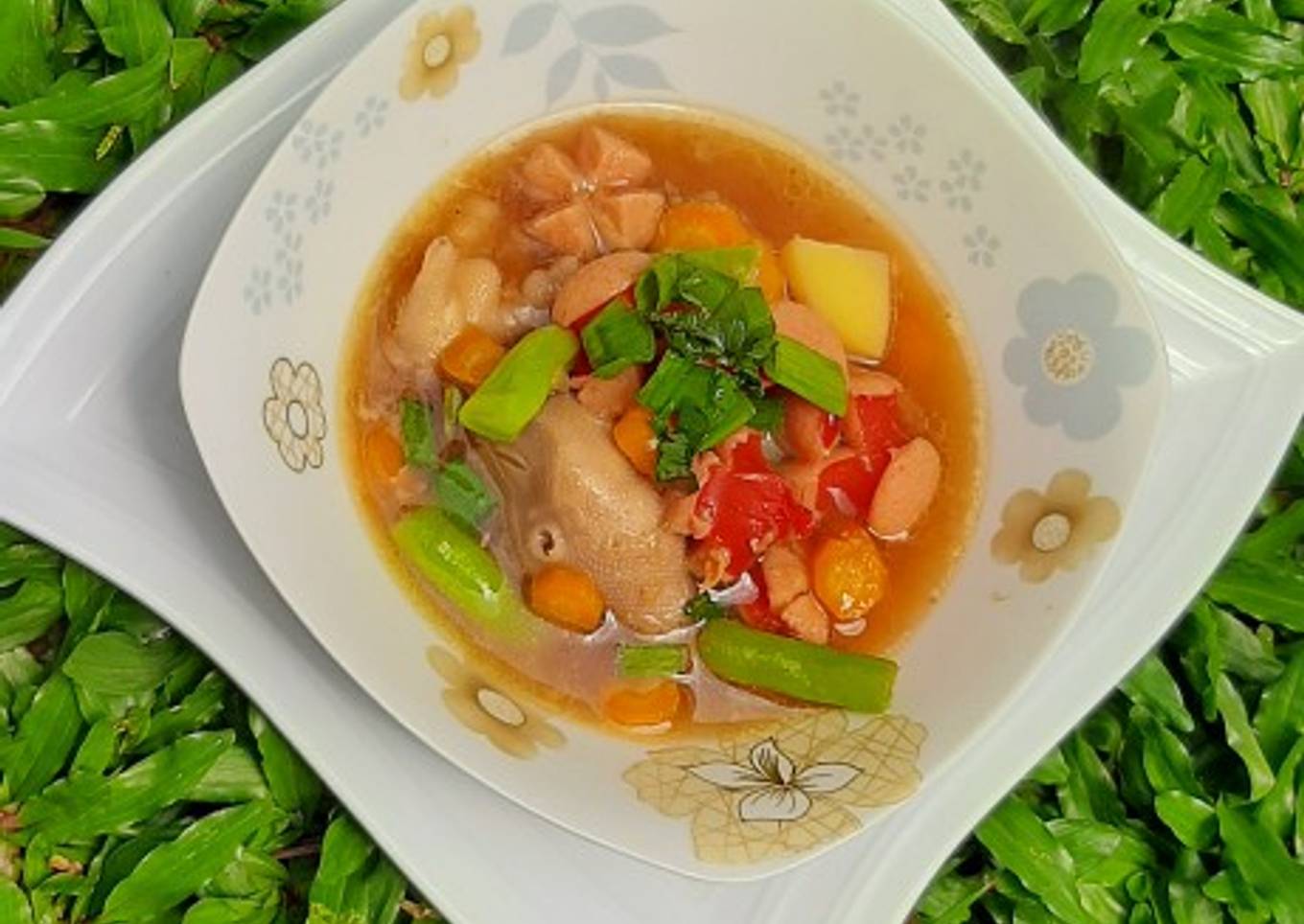 Sayur sop kepala ceker ayam