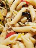 My Zuchinni, Squash and Tomato Pasta Salad