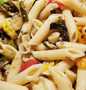 Easy Steps to Prepare My Zuchinni, Squash and Tomato Pasta Salad the So Delicious Perfect