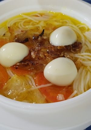 Foto resep Meesoa (misoa) kuah jahe