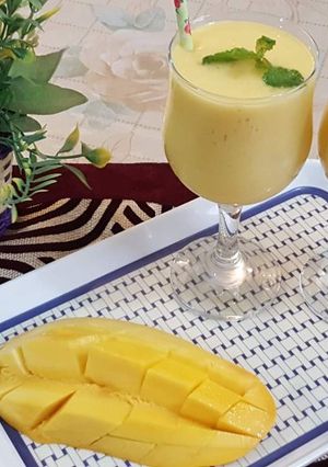 A picture of Creamy Mango shake.