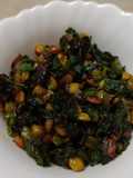 Yellow split peas dal spinach bhurji